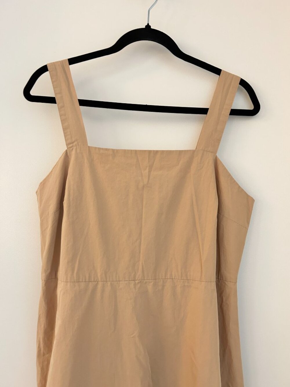 Madewell Button-Back Tiered Midi Sundress in Earthen Sand Size 10 - Picture 5 of 8